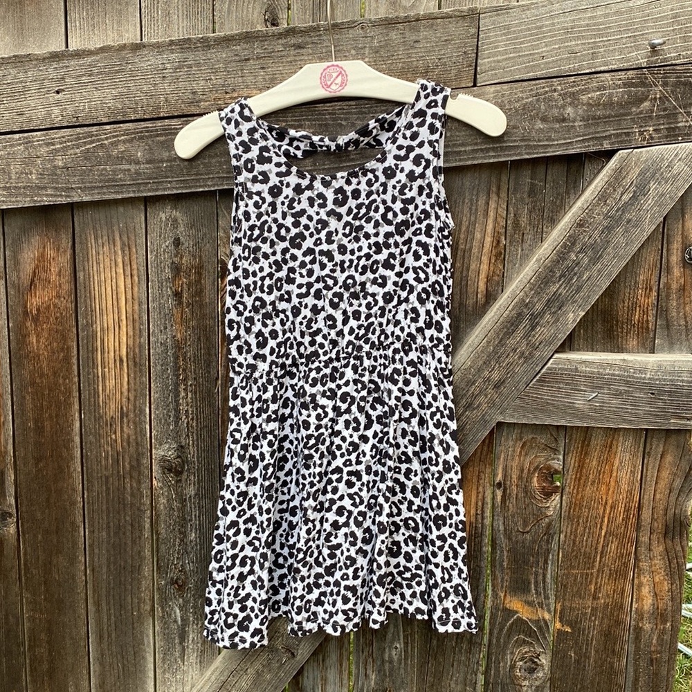 NWOT Girl’s H&M Leopard Print Fit & Flare Dress